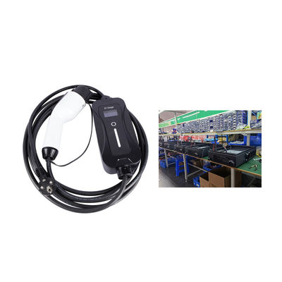 पोर्टेबल आउटडोर रेटेड EVSE इलेक्ट्रिक वाहन चार्जिंग ढेर 110V-250V